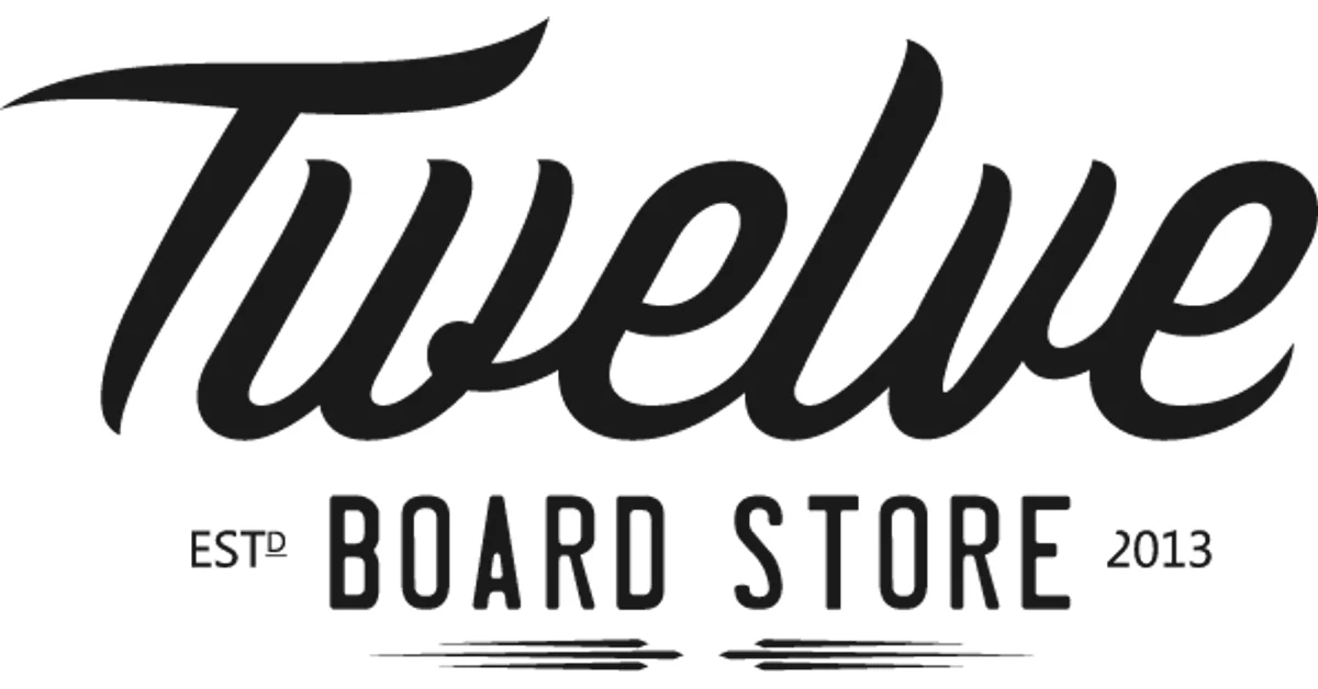 Twelve Board Store logo, established 2013
